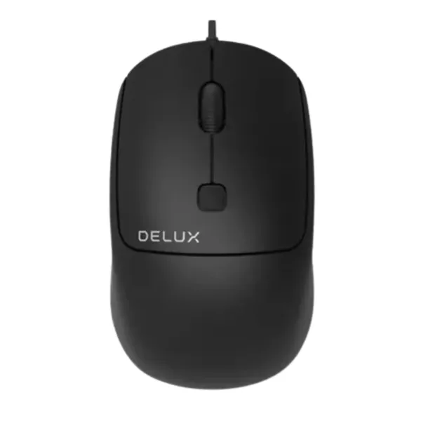 Mouse Delux Usb M320BU Sensor Óptico Negro